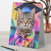 Plaque De Table Jazzy Kitty grand casquette (En SItu (Tableau))