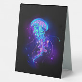 Plaque De Table Jellyfish éclatante couleur (Verso)