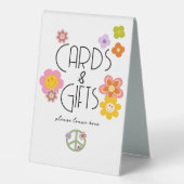 Plaque De Table Jeune, sauvage et trois | Panneau Cadeaux de table (Recto)