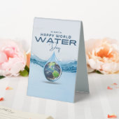 Plaque De Table Journée mondiale de l'eau (In SItu (Mariage))