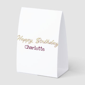 Plaque De Table joyeux anniversaire jaune marron pastel moderne te