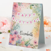 Plaque De Table Joyeux anniversaire personnalisable (In SItu (Mariage))