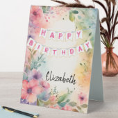 Plaque De Table Joyeux anniversaire personnalisable (En SItu (Tableau))