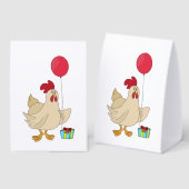 Plaque De Table Joyeux Anniversaire Poulet (Recto/verso)