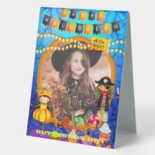 Plaque De Table Joyeux déguisement d'Halloween Fête d'enfants Célé
