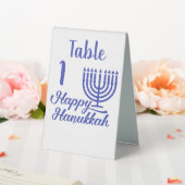 Plaque De Table Joyeux Hanukkah numéroté (In SItu (Mariage))