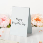 Plaque De Table Joyeux jour de filles si.ple minimum ajouter le no (In SItu (Mariage))