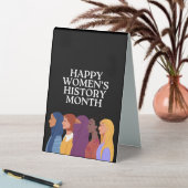 Plaque De Table Joyeux Mois de l'histoire des femmes (En SItu (Tableau))