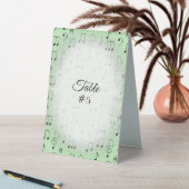 Plaque De Table Just Noté Vert (En SItu (Tableau))