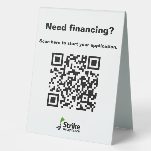 Plaque De Table Kiosque de grève - Panneau de tente de table (Recto)