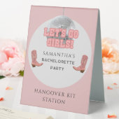 Plaque De Table Kit de lendemain de soirée enterrement de vie de j (In SItu (Mariage))