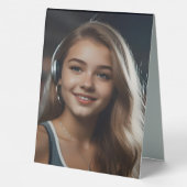 Plaque De Table Kpop Idol Anniversaire Fancafe Style Portrait (Verso)