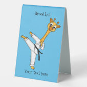Plaque De Table Kung Fu giraffe (Verso)