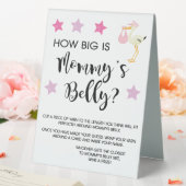 Plaque De Table La cigogne, c'est la taille de maman, le ventre (In SItu (Mariage))