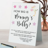 Plaque De Table La cigogne, c'est la taille de maman, le ventre (En SItu (Tableau))