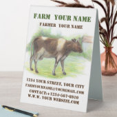 Plaque De Table La ferme à la vache (En SItu (Tableau))