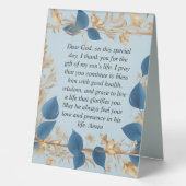 Plaque De Table La prière d'une mère pour son fils (Recto)