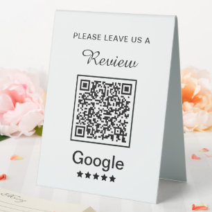 Plaque De Table Laissez un avis simple et personnalisé pour votre