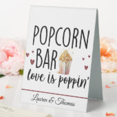 Plaque De Table L'amour est le Mariage Poppin personnalisé (In SItu (Mariage))