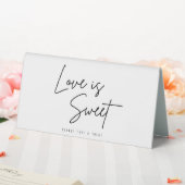 Plaque De Table L'Amour mariage Est Doux S'Il Vous Plaît Prendre U (In SItu (Mariage))