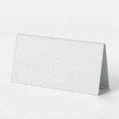 Plaque De Table Langue, Vert Blanc (Verso)