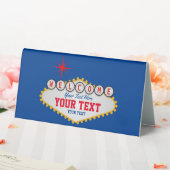 Plaque De Table Las Vegas Affiche de bienvenue Votre texte (In SItu (Mariage))