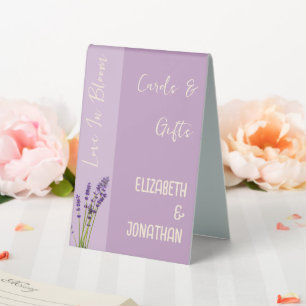 Plaque De Table Lavender Love Mariage