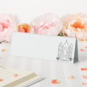 Plaque De Table LDS Salt Lake City (In SItu (Mariage))