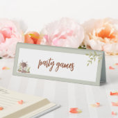 Plaque De Table Le Baby shower des animaux des bois (In SItu (Mariage))