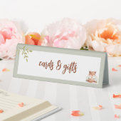 Plaque De Table Le Baby shower des animaux des bois (In SItu (Mariage))