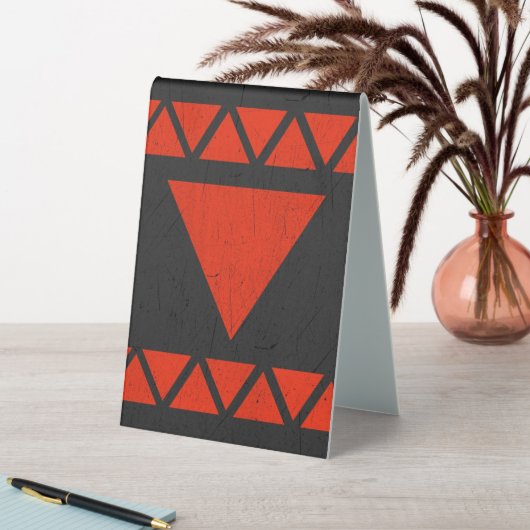 Plaque De Table Le triangle rouge de la résistance (En SItu (Tableau))