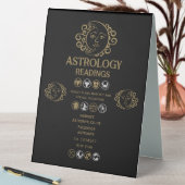 Plaque De Table Lecture astrologique (En SItu (Tableau))
