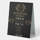 Plaque De Table Lecture astrologique (Verso)