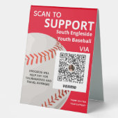 Plaque De Table Les idées de collecte de fonds de baseball pour le (Recto)