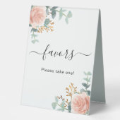 Plaque De Table L'eucalyptus rose vif favorise les fleurs (Recto)