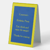 Plaque De Table Libra Golden Scales Star Sign Custom Anniversaire (Verso)