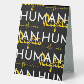 Plaque De Table Lifeline to Human Rights (Recto)