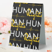 Plaque De Table Lifeline to Human Rights (In SItu (Mariage))