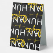 Plaque De Table Lifeline to Human Rights (Verso)