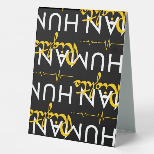 Plaque De Table Lifeline to Human Rights (Verso)