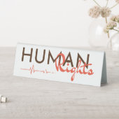 Plaque De Table Lifeline to Human Rights (En SItu (Tableau))