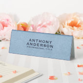 Plaque De Table Light Blue Fabric Texture (In SItu (Mariage))