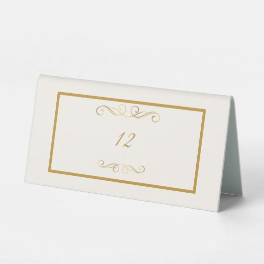 Plaque De Table L'ivoire et l'or (Verso)