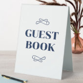 Plaque De Table Livre d'or Navy Flourish (En SItu (Tableau))