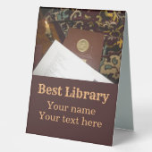 Plaque De Table Livres du dernier siècle (Recto)