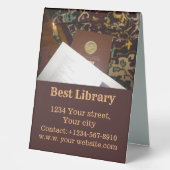 Plaque De Table Livres du dernier siècle (Recto)