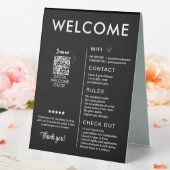 Plaque De Table Location de vacances moderne Accueil (In SItu (Mariage))