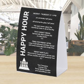 Plaque De Table Logo Chalkboard 4x6 Promotion Single Column List