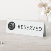 Plaque De Table Logo d'affaires moderne Restaurant Diner Réservé (En SItu (Tableau))