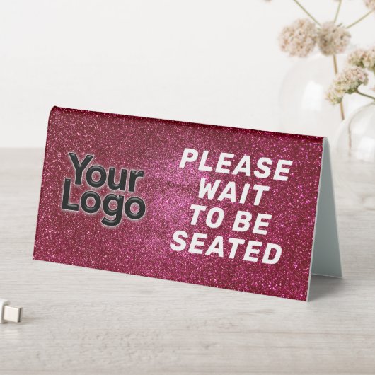 Plaque De Table Logo d'affaires personnalisé Restaurant Café Profe (En SItu (Tableau))